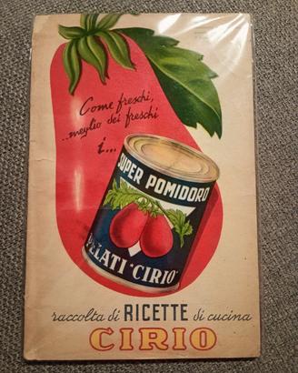 RICETTARIO VINTAGE CIRIO 1952