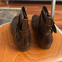 Scarpe uomo stivaletto in pelle