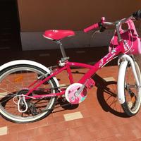 Bicicletta per bambina 6-9 anni fucsia