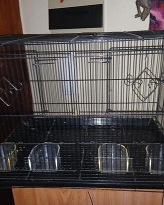 Gabbia usata pochissimo, pari al nuovo 