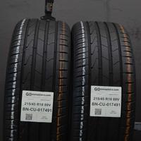2 pneumatici hankook 215/45 r18 89v cu17491