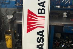 Insegna luminosa officina 2m funzionante