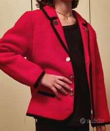 Giacca bambina lana cotta rossa