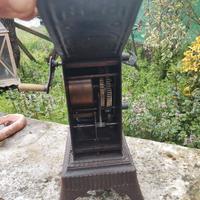 Girarrosto in ghisa antico