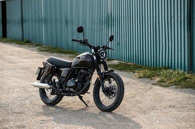 Moto 125 classica vintage - stile café racer - alt