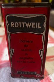 Latta vuota caccia rottweil