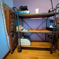 mobile  carrello stile industrial