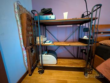 mobile  carrello stile industrial