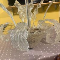 Lampadario Murano e centrotavola