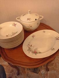 servizio piatti porcellana vintage