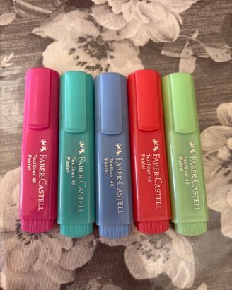 Set 5 evidenziatori Faber-Castell