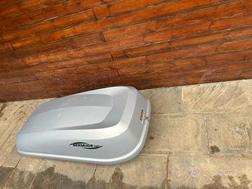 BAULE tetto  auto  BERMUDE 320 usato 2 volte