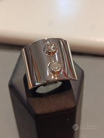 Stupendo anello in oro bianco e diamanti