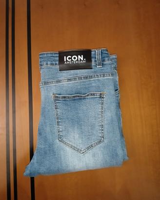 Jeans Icon Amsterdam - Paint Splatter - Taglia 44