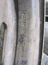 7700823527 SET 4 CERCHI IN FERRO DA 13 POLLICI 4 F