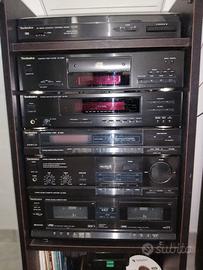 Impianto stereo Technics anni 80