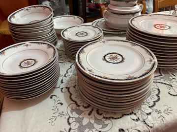 Set 108 pezzi piatti porcellana cinese