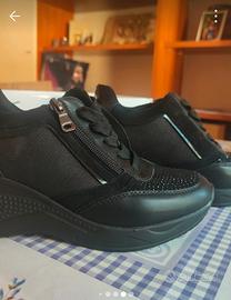 scarpe invernali nere donna