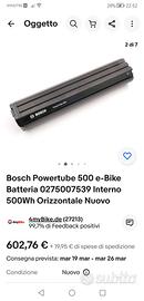 Bosch Powertube 500 e-Bike Batteria Int