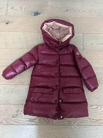 Piumino Moncler lungo bambina 2/4 anni