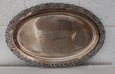 Vassoio in argento fine '800 - primi '900