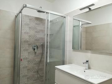 Box doccia 80x100 cm con apertura d'angolo