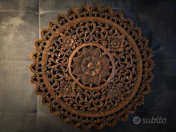 Pannello Murale Mandala in Legno
