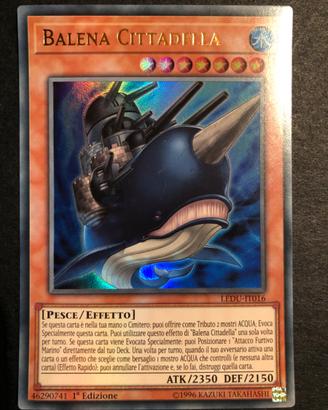 Yugioh balena cittadella ledu it016 ultra 1ª