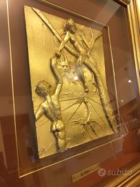 Quadro Dali Peccato Originale Oro Limitata