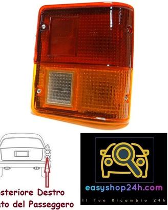 FARO FANALE FANALINO POSTERIORE DX PER MITSUBISHI 