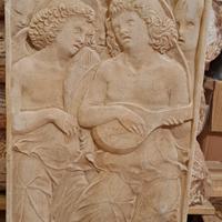 BassorilievoAngeli '400 Lombardo - faccia h. cm.