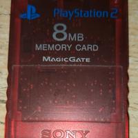 Memory Card Rossa PS2 8MB MagicGate Sony