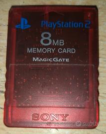Memory Card Rossa PS2 8MB MagicGate Sony