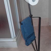 Porta rotolo porta salviette bagno