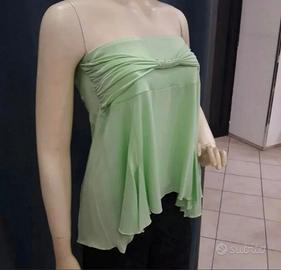Top donna Byblos colore acqua marina 