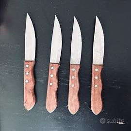 Set 4 coltelli Stainless Taiwan - vintage