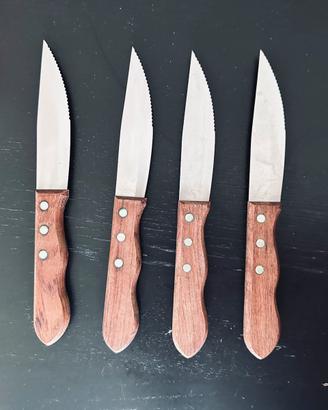 Set 4 coltelli Stainless Taiwan - vintage