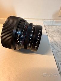 Obiettivo Voigtländer 35mm f. 2.5 MC