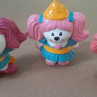 3 poochie vintage timbro e statuine
