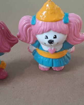 3 poochie vintage timbro e statuine