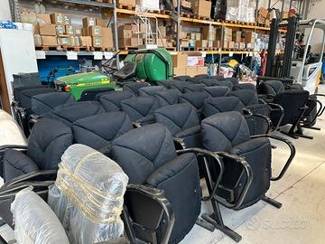 37 Sedie ufficio con tavoletta - Come nuove