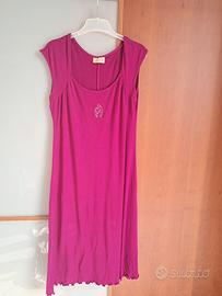 Abito estivo fucsia 46 Marta Marzotto made in Ital