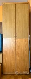 ARMADIO MOBILE CONTENITORE 4 ANTE 101x135x45 cm