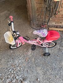 bici per bimba con rotelle