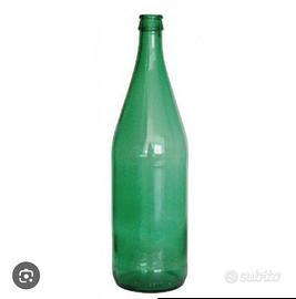  bottiglie verdi 1,5 litro per salsa, acqua o vino