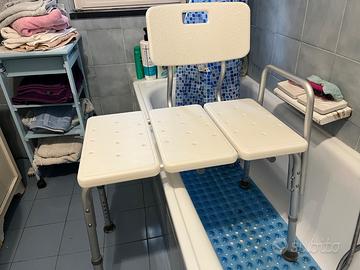 Sedile per anziani per vasca da bagno
