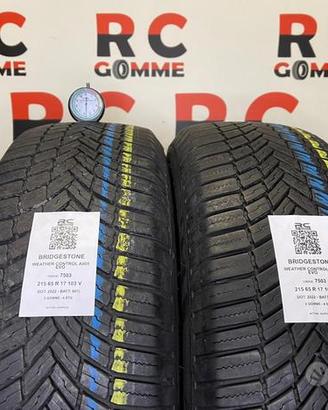 2 GOMME USATE 215/65R17 103 V BRIDGESTONE - 4 STG
