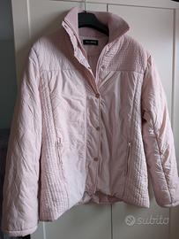 Piumino rosa confetto taglia L