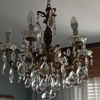 lampadario e due appliques