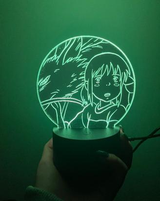 Led lamp Studio ghibli haku città incantata